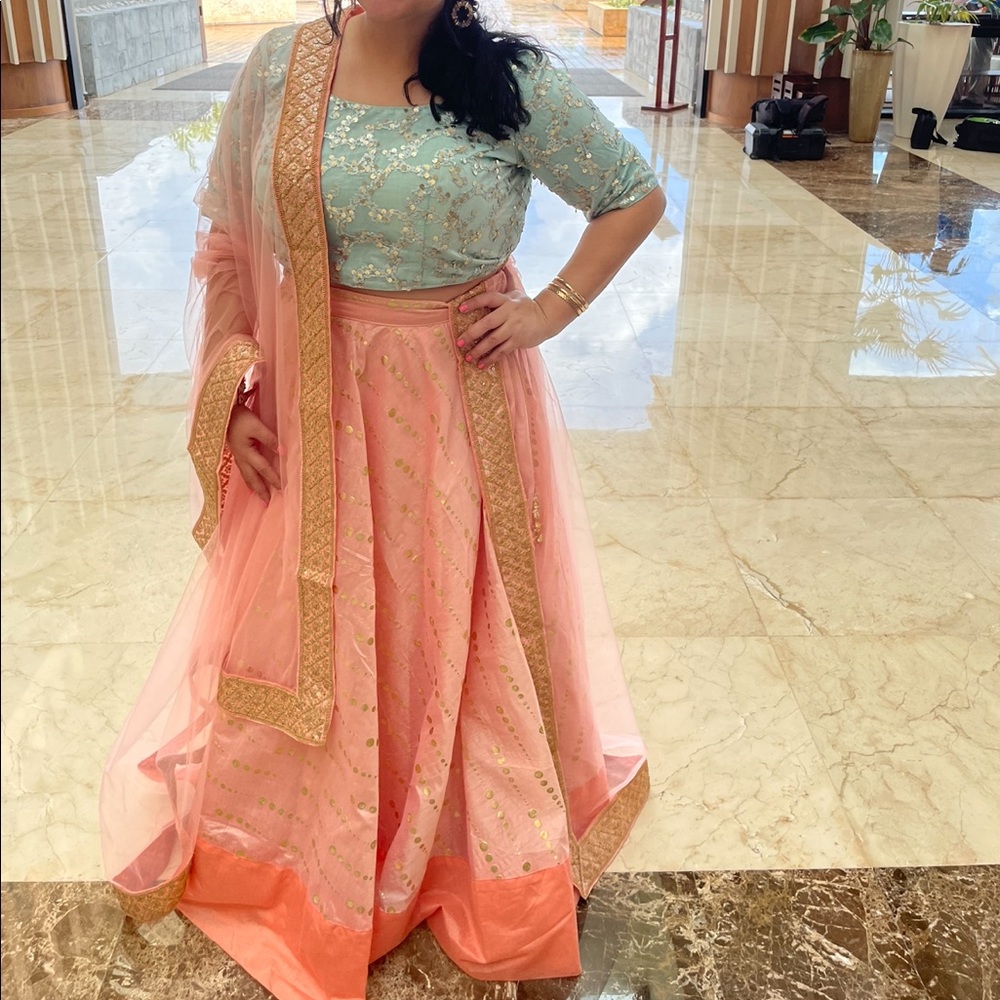 Beautiful Lehenga Set - worn only once. Great condition.